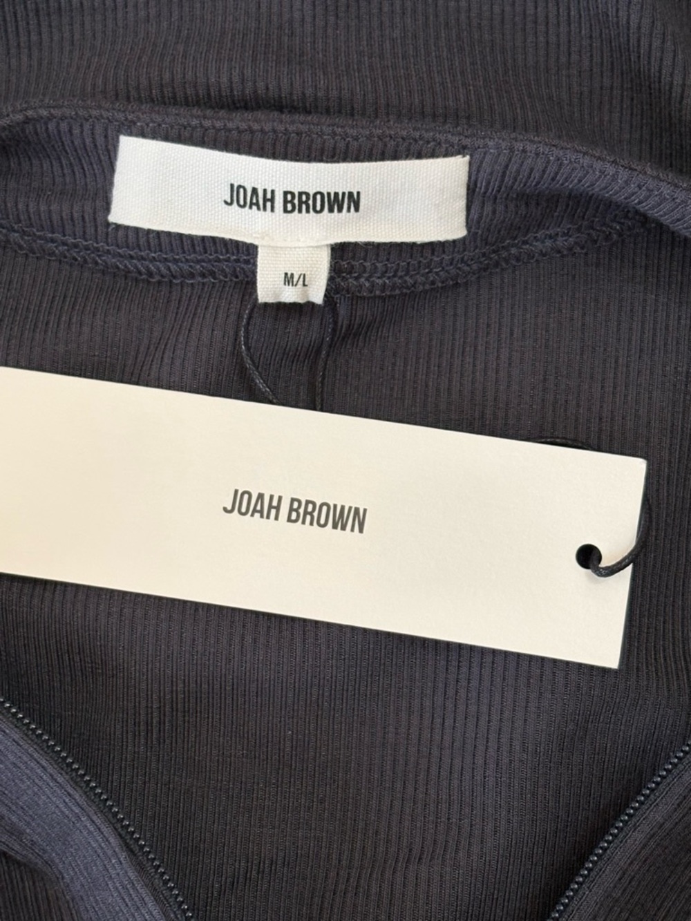 Joah Brown Women's Invisible
Zip Up Top in Vintage‎ Navy NWT M/L - Picture 11 of 16